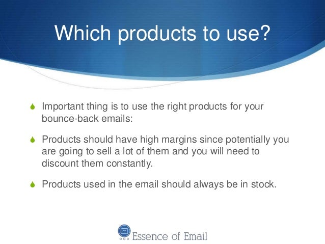 bounce back emails
