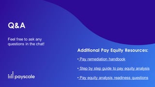 How to prepare for pay equity analyis