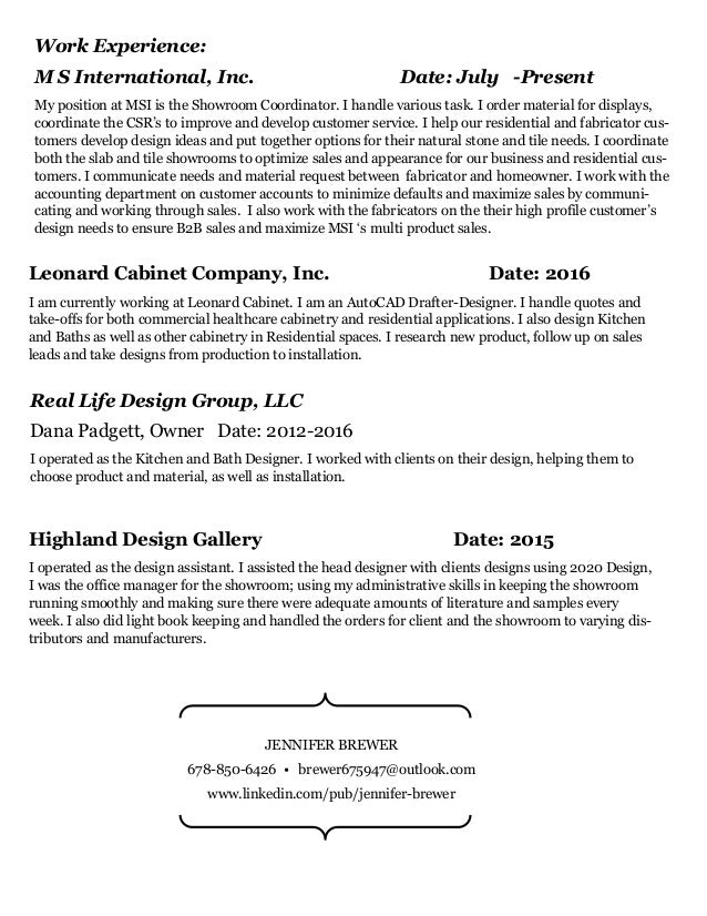 Kitchen And Bath Business Owner Resume Kitchen And Bath Business Owner Resume
