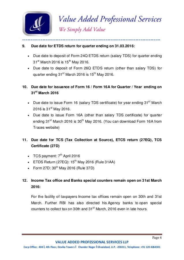 due dates mar 16 fy 2015 16 tax form due dates