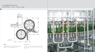 After-sales service
9 10
Our service concept covers the entire life cycle of Lehui fillers. We provide
lifetime service for your equipment to ensure performance and availability
at a high standard.
Plan view with rinser
ELECTRONIC VALVE FILLER SERIES
 