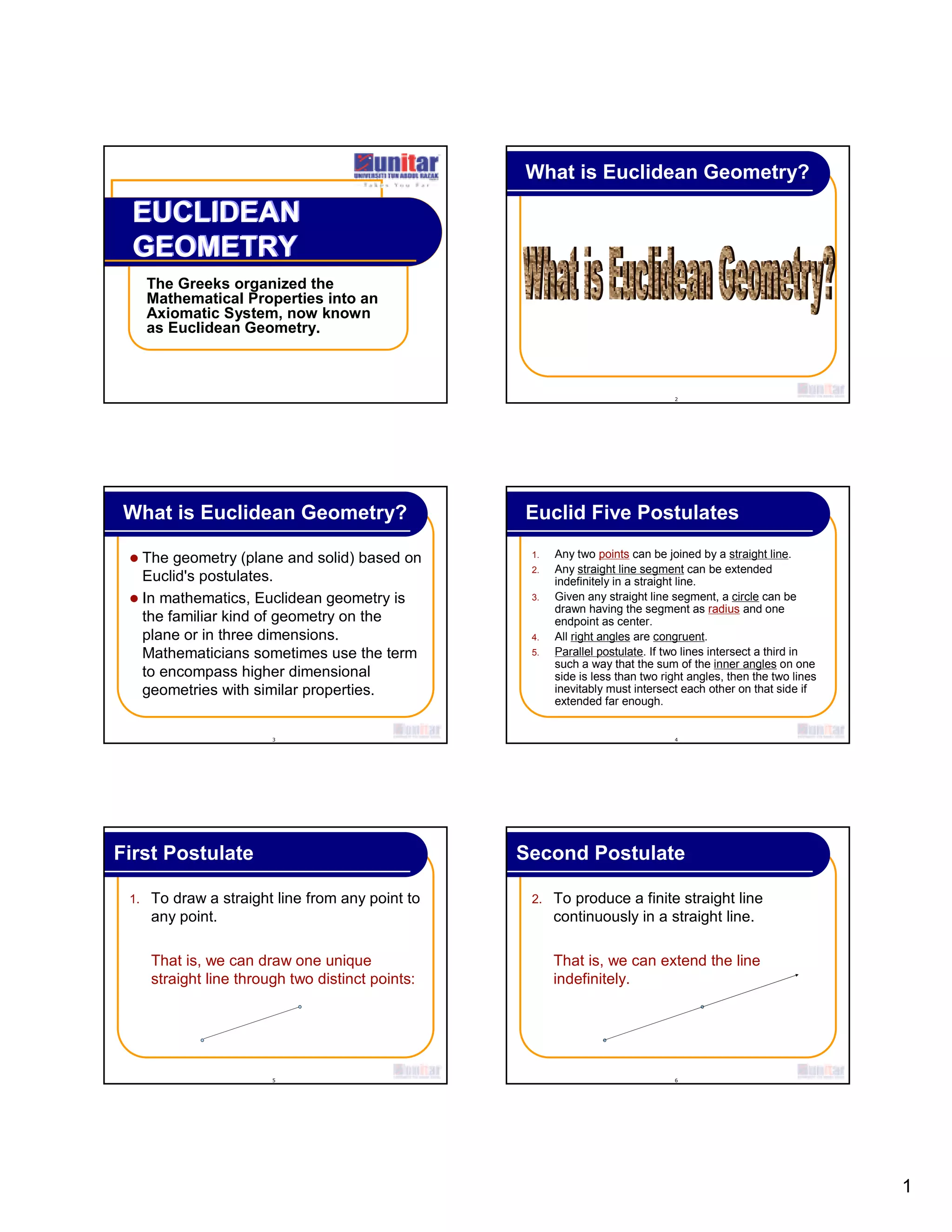 012 euclidean geometry[1] | PDF | 3-D Graphics | Computer Software and ...