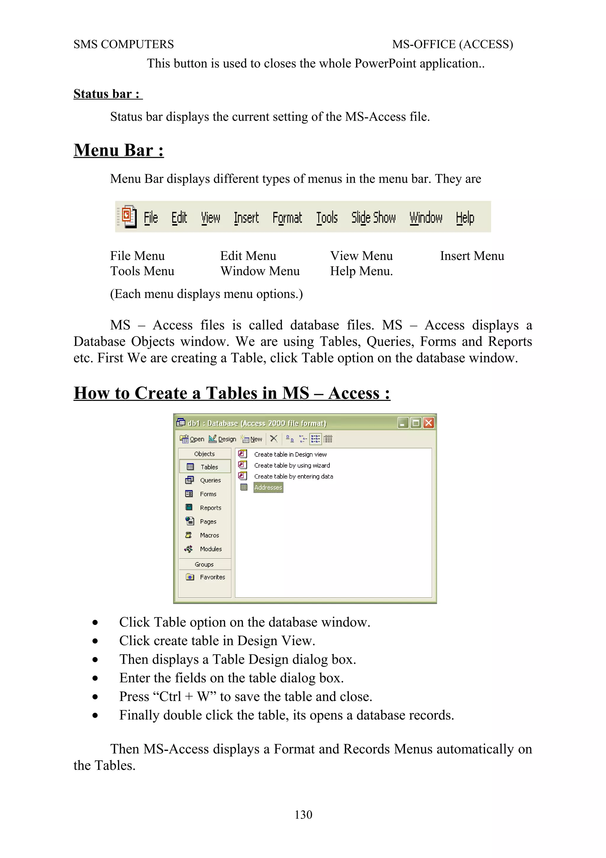 012 ms access | PDF