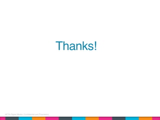 AETN Digital Media | Confidential and Proprietary
Thanks!
 