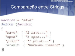 Comparação entre Strings 