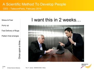 File #: 1172086  Stress & Fear Hurry up Fast Delivery of Bugs Pattern that emerges I want this in 2 weeks… Once upon a time… 