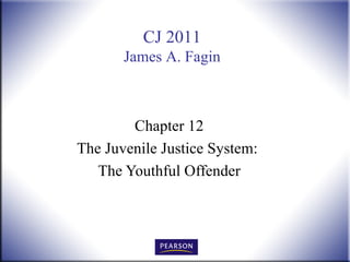 CJ 2011
       James A. Fagin



        Chapter 12
The Juvenile Justice System:
   The Youthful Offender
 