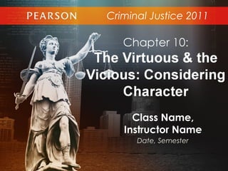 Criminal Justice 2011
Class Name,
Instructor Name
Date, Semester
 