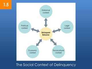 © 2014 by Pearson Higher Education, Inc 
Upper Saddle River, New Jersey 07458 • All Rights Reserved 
1.5 
The Social Context of Delinquency 
 