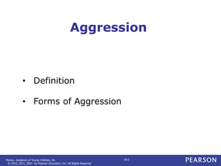Chapter 10 Aggression & Bullying in Young Children | PPT