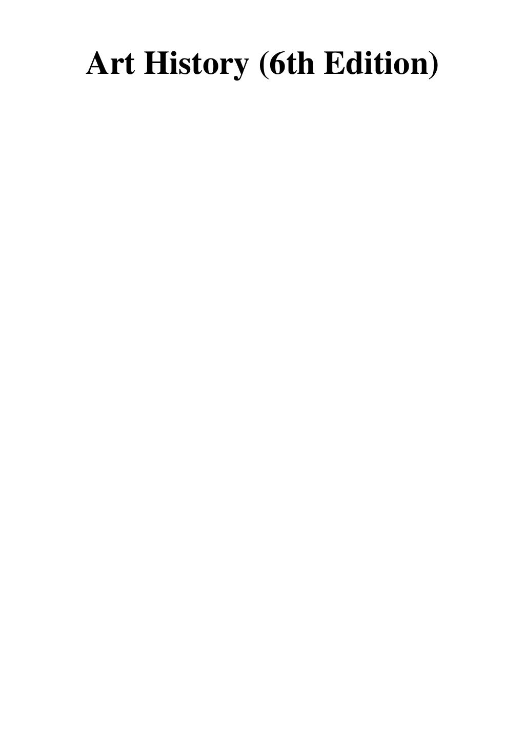 (2017) Art History (PDF) by Marilyn Stokstad Pearson