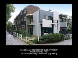 Gerrit Rietveld SCHRÖDER HOUSE, UTRECHT
The Netherlands. 1925.
© Ger Bosma/Alamy Stock Photo. [Fig. 32-51]
 