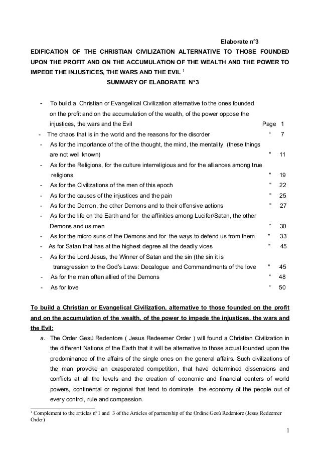 013a edification of the christian civilization alternative to those