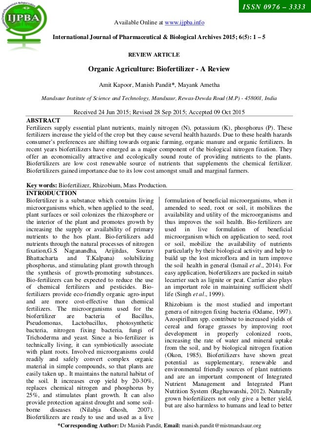 Low nitrogen fertilizer picture