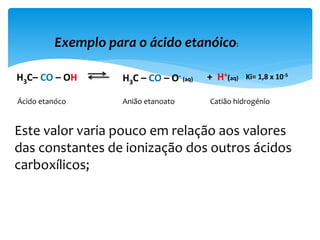 Estrutura
ESTUDO DO ÁCIDO ETANODIÓICO
O O
C – C
HO OH
O ácido etanodióico ou ácido oxálico é o ácido mais simples da
família dos ácidos dicarboxílicos.
Fórmula molecular:
HO2C - CO2H ou H2C2O4
 