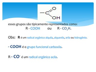 SÉRIE HOMOLOGA dos Ácidos Dicarboxílicos
FORMULA ESTRUTURAL
FORMULA
GLOBAL
NOMENCLATURA
HOOC - COOH C2H2O4 Ácido etanodióico Ácido Oxálico
HOOC–CH2- COOH C3H4O4 Ácido propanodióico Ácido Malónico
HOOC–CH2-CH2- COOH C4H6O4 Ácido butanodióico Ácido Sucínico
HOOC–CH2-CH2-CH2- COOH C5H8O4 Ácido pentanodióico Ácido Glutâmico
HOOC–CH2-CH2-CH2-CH2- COOH C6H10O4 Ácido Pentanodióico Ácido Adípico
HOOC–CH2-CH2-CH2-CH2-CH2- COOH C7H12O4 Ácido hexanodióico Ácido Pimélico
HOOC–CH2-CH2-CH2-CH2-CH2-CH2-COOH C8H14O4 Ácido octanodióico Ácido Subérico
HOOC–CH2-CH2-CH2-CH2-CH2-CH2-CH2-COOH C9H16O4 Ácido nonanodióico Ácido Azelaico
 
