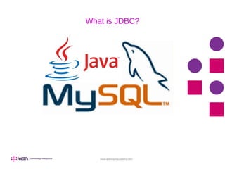 www.webstackacademy.com
What is JDBC?
 