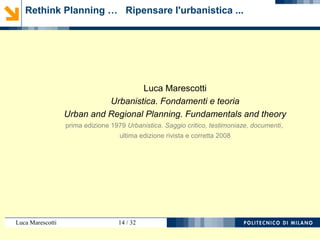 Luca Marescotti 14 / 38
Rethink Planning … Ripensare l'urbanistica ...
4th
chapter Scienze e tecnologie nel governo delle trasformazioni
Figura 101. Albergo Fuenti e ricostruzione virtuale della Costiera Amalfitana
(Fonte: a sinistra Ministero dell’Ambiente 1997, copertina).
 