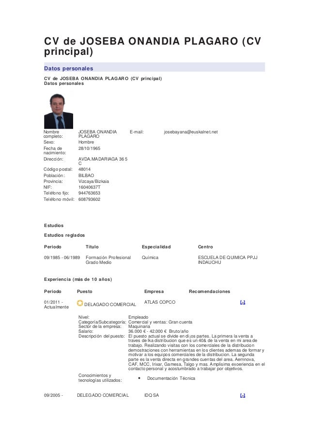 Rentas curriculum vitae picture