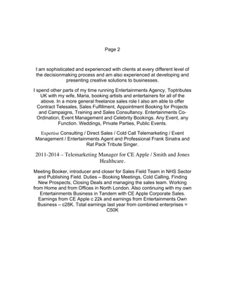 Roderick Bourke CURRICULUM VITAE | PDF