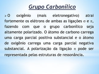 Reacção de oxidação dos aldeídos com:
a) Reactivo de Fehling
H3C – CHO
óxido de cobre(I)
”Precipitado
Vermelho”
H3C – CHO
Etanal
+ 2H2O+ Cu2O(s)H3C – COOH+ 2Cu(OH)2(aq)
águaácido etanóicoReactivo de FehlingEtanal
b) Reactivo de Tollens
+ H2O+ 2Ag(s)H3C – COOH+ 2AgOH(aq)
águaEspelho de prataácido etanóicoReactivo de Tollens
 