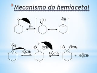III. Devido à presença do grupo carbonila, as moléculas de
aldeído fazem pontes de hidrogênio entre si.
IV. Os pontos de fusão e de ebulição dos aldeídos são mais
altos que os dos hidrocarbonetos e mais baixos que os dos
álcoois de massa molar próxima.
V. Os aldeídos são amplamente usados como solvente, pois
são pouco reactivos.
São corretas:
a) todas. b) I e IV. c) I, III e IV. d) I, II e IV.
e) II, III e IV.
 