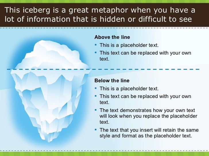 014 powerpoint tastic template iceberg
