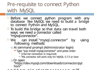 Interface Python with MySQLwedgvwewefwefwe.pptx