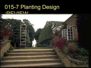 015-7 Planting Design :REVIEW 