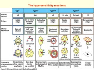 Figure 12-2
The hypersensitivity reactions
 