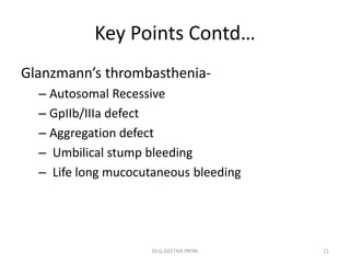 pathological approach to bleeding disorders | PPTX