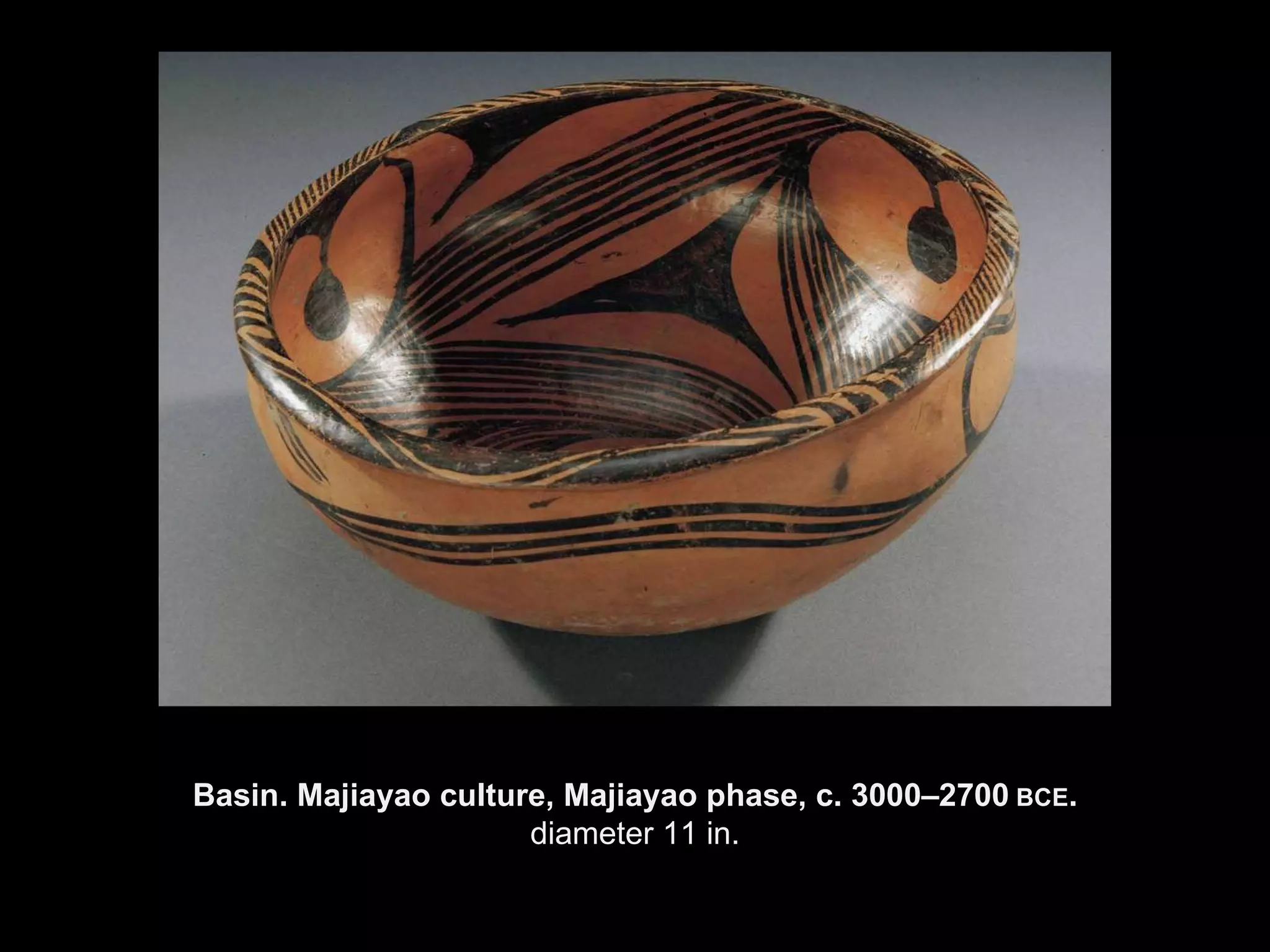 Basin. Majiayao culture, Majiayao phase, c. 3000–2700  BCE . diameter 11 in. 