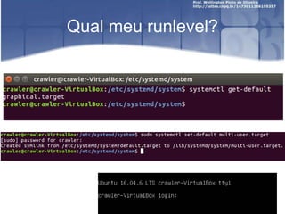Qual meu runlevel?
 