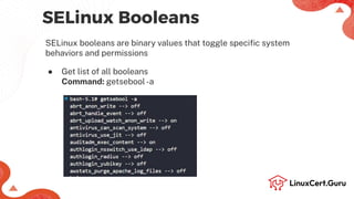 Managing SELinux Security - RHCSA (RH134).pdf