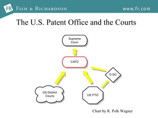 The U.S. Patent Office and the Courts Chart by R. Polk Wagner 