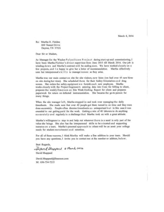 Marti Reference Letter