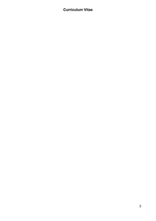 Curriculum Vitae
3
 