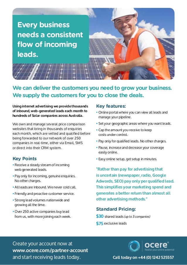 solar leads australia solar pv battery storage lead generation lead generation flyer