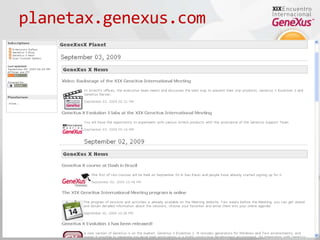 blogs, news, foros, wiki, soporte oficial, capacitación permanente .. y una comunidad que te apoya…a desarrollar con GeneXus …