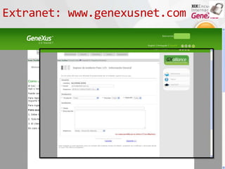 Soporte asistido oficialSACTracking de Incidentes www.genexusnet.comWeb Mail Tel: (distribuidor o) (+598) 2 402 20 82