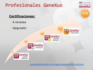 Profesionales GeneXusCertificaciones: