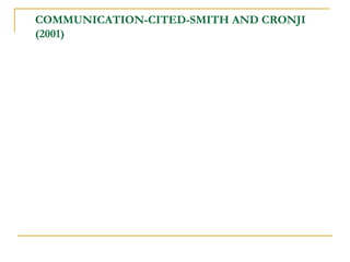 COMMUNICATION-CITED-SMITH AND CRONJI
(2001)
 