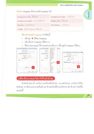 017 สร้างการเคลื่อนไหวด้วย css transition | PDF