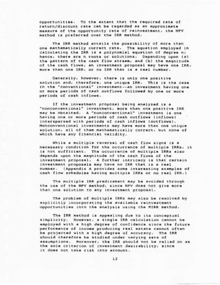 .6tu../di3count
i.thod !r Dr.a.rr.d
.hp!oy.d in
c.I6u!.tinq polynoni.I €qu.tron ol d.9... n,
D€p€hdins upo^ (a)
.nd (b) th. h.gnrtod.
Npv h.thod, .in..
.h.n ono sorution to lny inv..t6.ht F.opos.r.
.9 rh. .v.rr.ble
.n inv.6th.nt h.ving on.
of c.sh ourfror6
r.rrod. or c..h inr rovs,
rl rh. rnv.sth.nt
A iinonconv..r ionarii
h.ving oh. or hdt. p.ri6d. ol c.!h outfror. (rntror!)
o!..3h i.rror3 ( ouifrov. ).
h., h.v€ nor.
301!rio., .Ir 6f th6n n.rh.n.trcrIIy
ehich h.v€ .ny ft.'nci'r v.rrdrty.
for ih. occlrr.nc€
d.p.nd. lpon
nuib.r. ( App.ndix
tRRs or no r..I rRR.)
srhPrrcrry, Hov6v6.? . !1ngI.
of conrLd.nc. €rnc. th. lurur.
or incon6 produclns c.nnot oft6n
b. p.oj..t.d eirh a hieh d.q... or .ccuracy, rh. tRi
b. studl6d ohdsr
 