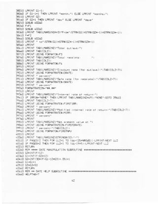 38060 rF C1-1=1 n€N LFRjNT 'h...h,ai +9€ LpRtNr 'noi rs,"
16rA0 rf Ga=r F€N LFCIM "lav" ELSE
'l]etM '€yq
3A 0 LPiIM TpA(LJ|A?GrMA+:)'Fr.i/iSrF$(G1)+STR$(c2F1)+STR$(63{-1)i
38510 LFPINT" !02iSrF$(G1)€TR5(arz* r)+STR$(C€Fl)
3A610 LPRINT TpBrLil4PC'12)
3€660 LFRINTTp€(C02) i
:€710 LFRlft LEI|G FCRrArorlF3
E?68 r,EP:.,1Tr.ArLmPGtrtz)
3641! LPRIM raa(Ct?) i
3€A60 LFFINI IEIIE FCR|aTOIJFA
:€e6c LFRIM rAE(Lf$FGlM)"0 sE.lni rEi. (+.r olirar.),"iTAB1CCLz-?)l
:9E10 LFRINI LE1IG FCRI!TRATEi;OAAEi
39060 LPPINT' D'i..NT'
3911CLFRIM TpA(_mFGrNf)'S.re ra!. (lof re.e Fi5)i/jTAB(CCL?-?)l
3916! LPFINI LEII6 ECRIIATFATEiISFAiEi
:9?r0 LFPTMT" p.r.en1'
39260 FC€|lATRAi€2s-"+* .*"
f9360 LRrNI r.B( L|laFGlM2)
TI+N LFFINI TAA(LIAIG I|€+4
_rs46! LPRTNTrAa(CO
"-7)
;
3ETO LFRINI L€iIE F(nMATFAIEiiFtPSTIRR!
39 0 LFPINT" Fe.cenr,
39610 LFRIMTTlA($rlRClrU ) ri:e .1 ..r!rn,'!rAa(C[?-7)!
39660 LFRINI L.EINEFCRMIRAIEI;I1IRR I
31710 LFRTNT" .ercenl"
'lcat o L=Pr^rr r.a' L{aPGll€)
39A60 LFRIN'I L,sIlE F'JR|]1AIFAIE25
'FIRSMRAT€
I
ft9rc LFRjNT , PF.eni |,rlpB(c[2);
3'94C LFRINT I€!6 FCRIIAIO$IFIRSIIFV
LCC6ULTRINr T!A(LlrdR6tl?)slilrG!(s:,"')
.011C lF PAa€:<2 r-1fN FCRLLz=! TO (66 (25$QC(E)):LPFrNr,f€XT LL?
4816C IF PAEEs=zYI€II FOFLL?=1 TO (86-19+9).LFFIN'.NEXT[:
40260 REY d* OATEI}1IPLLATIiN g€FO.]TIIE
.cr6a 6r=rNll(F-G3r12)
40410 62=l{r(30r(F-cl-12rc3)+ 45)+L
,0610 RErl +* DATEr€LF STERoTTITE*********i**l+*#*
 