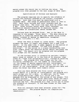 th. r.torh k.Y to co.rirh th.
ol outr.Y..nd R.c.rptg
.h. Prosr.F ..qoir.r you
by rh. rubi..r i.v€3rn.nr
propo3ar. ..ch c..h lloY nu.t
outl.yc c.hnot
b..n!.r.d ttr.(,
d.t.I". rh.
n!h6ri..r nonth-d.y-y... forh.t u.ins .rth6.
!.P.r.torr (€x.npr.3:
r-r-r93,r; r/rrlr955! r r 3o).
1. k.y.d rn,
drt. (ia r.q.r) .nd PlorPt.
. !.b.r.pp..rr
th. n....9., 'F9 C.3h flor qrolp8l
i. . rinsr. hohr..urring c,sh
nents (€w.h or uh€v.h) or
pr.33 .e ( c.3h rrov sroopr/Annuiti.! ) inst..d of .ht.rih9
(.) th. nuhb.r
o( honth6 r.9rr.rins
.!..cu.I?.nd (d) th.
ahotrnt of th€ in3t.r1h.nr..
you roh d.t.. tn .ddirion.
frow qr.upslAnnu it i.!'
b. dispr.y.d
Yo! fr.y .^r.r .ddition.! d.t.3 .nd th.!r
or. if rh.r.
.ro, Th. Froq..n ell rh€h lnvit.
pr6ss Fr0 ("No
th. P.o9..fr
 