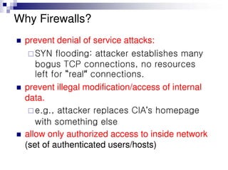 Firewall Facts