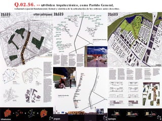 Q.02.56.  >>  un  Orden Arquitectónico, como Partido General,  voluntad espacial fundamental, formal y sintética de la articulación de los ordenes antes descritos. 