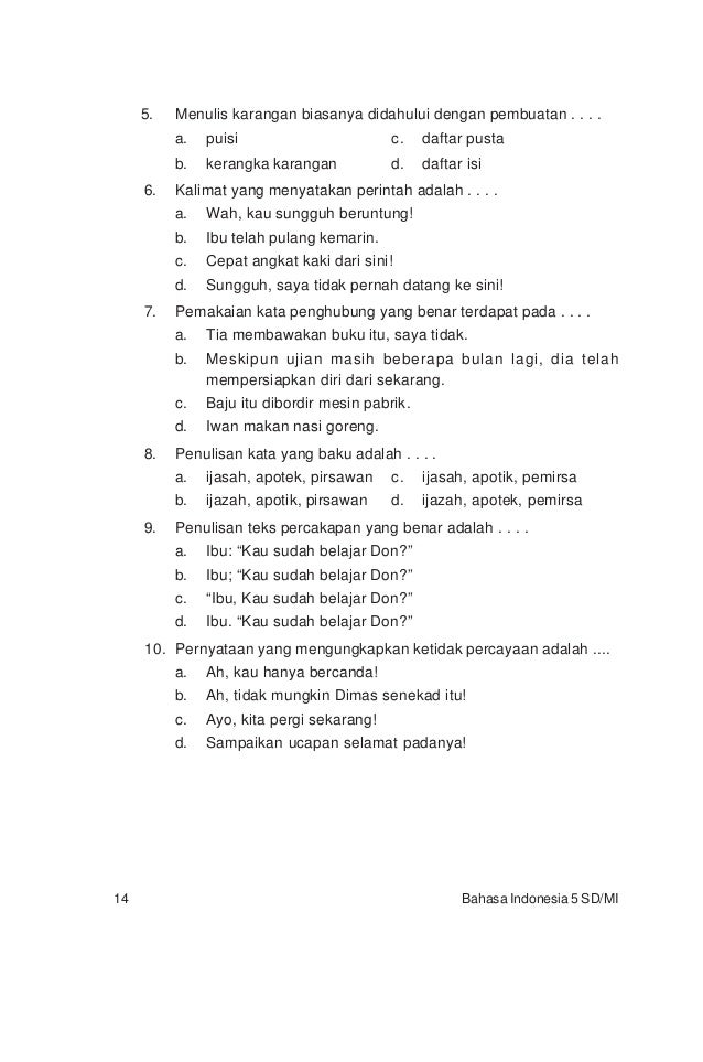018 bahasa indonesia sd kls 5