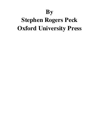 By
Stephen Rogers Peck
Oxford University Press
 